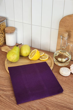 Полотенце вафельн. однотон.  60*45 150г/м2 пакет ТТ