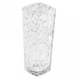 Ваза стеклянная для цветов "Сезон" 300мл, 6х6х15,6см, основание 4,8х4,8см, мозаика, в коробке, "Делисога (Delisoga)" (Китай)