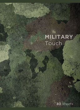 Тетрадь 80л. А4 ПЗБМ "Милитаритач", клетка (026837, 267301) soft-touch ламинация, выб. лак