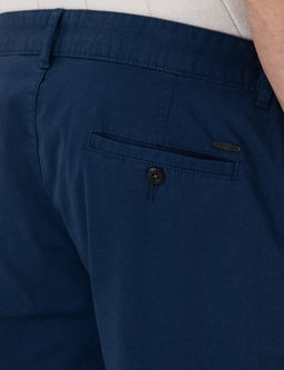 _ndigo Slim Fit Beli Lastikli Kanvas Pantolon