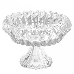 Конфетница стеклянная "Авиньон" 550мл, д18см, h13,2см, основание д8,6см, на ножке, под хрусталь, в коробке (Китай)