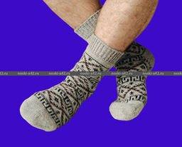 Цена за 5 пар. 5 ПАР - Носки мужские шерстяные 25 - For you фото 6