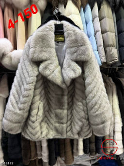 Эко шубки с английским воротником