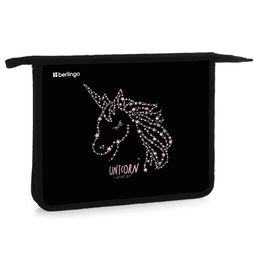 Папка для тетрадей А5, молния сверху Berlingo "Night sky" (PP05-NS-1212) пластик