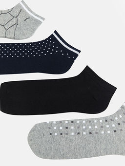 Desenli Erkek Patik ?orap 7li