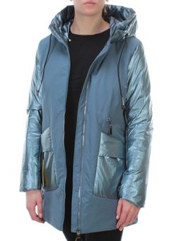 BM-926 GRAY/BLUE Куртка демисезонная женская АЛИСА (100 гр. синтепон) - Fashion фото 7