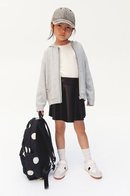 Sudadera con capucha en punto de algodon