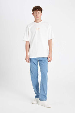 Широкая футболка с круглым вырезом и короткими рукавами Dragon Ball Oversize - Defacto фото 2