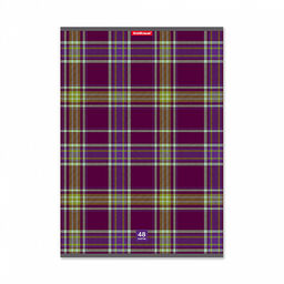 Цена за 6 шт. Тетрадь общая ученическая ErichKrause Scottish Cage, А4, 48 листов, клетка_MIX_PACK фото 4