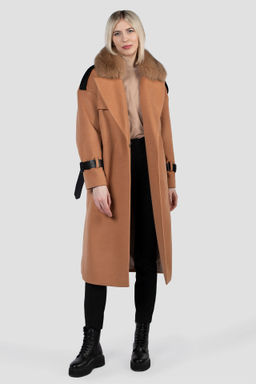 Мех натуральный (песец) Пальто утепленное Термофинн 100 г - El podio фото 3