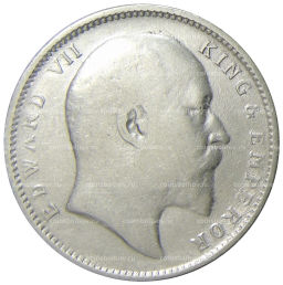 Монета 1 рупия 1906 года Британская Индия