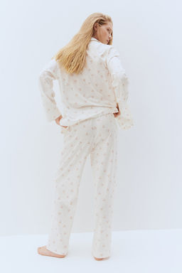 Pijama estampado de punto - H&m фото 5