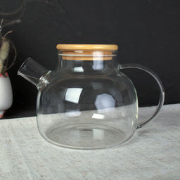 Чайник заварочный 1100 мл / G125-21 /уп 48/ крышка бамбуковая - Галеонтрейд фото 10