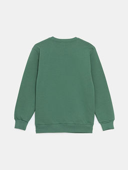 Bisiklet Yaka Bask?l? Erkek ?ocuk Sweatshirt - Waikiki фото 2