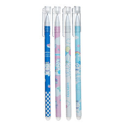 Цена за 12 шт. Ручка гелевая СТИРАЕМЫЕ ЧЕРНИЛА, 0.5 мм, корпус «Зайчик», стержень синий, МИКС