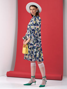 Платье с объемными рукавами OD-279-3