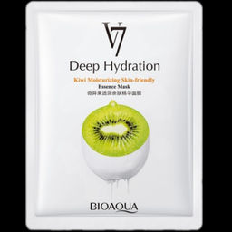 Bioaqua V7 Kiwi Moisturizing Skin-frendly Essence Mask, 30g - Маска-салфетка для лица с киви