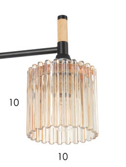 Люстра XA1689B/4, 4×60 Вт, E27, чёрная