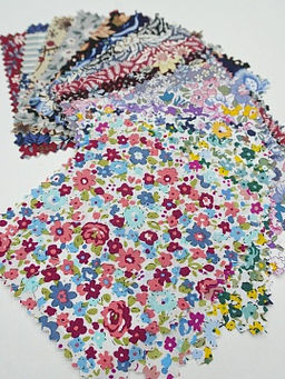 Комплект образцов Импортный хлопок: цветочный дизайн №2