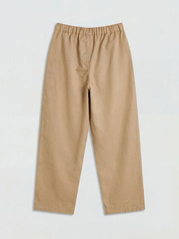 Mom Fit K?z ?ocuk Pileli Pantolon