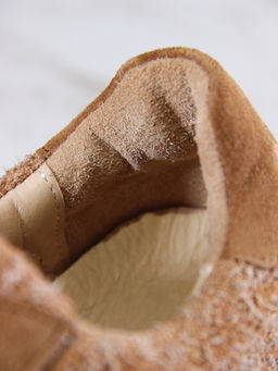 Кеды босоногие женские демисезонные 184.natabr.Джангл кемл+светло коричневая замша - Edart фото 7