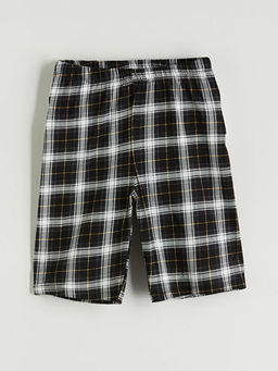 Beli Lastikli Ekose Erkek ?ocuk Pijama ?ort