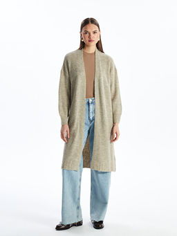 ?al Yaka D?z Uzun Kollu Oversize Kad?n Triko H?rka