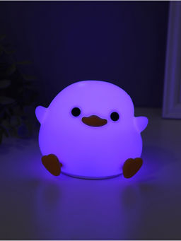 Фигурка светящаяся RISALUX «Утенок», 2 Вт, LED-ночник антистресс, RGB, USB, 10×12×9.5 см
