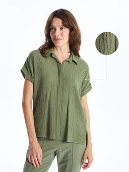 Dokulu Oversize Kad?n G?mlek