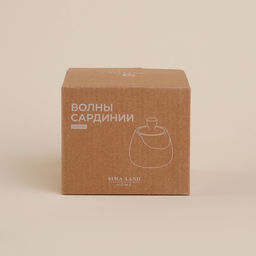 Сахарница SL Home «Волны Сардинии», 280 мл, 10.5×7 см, фарфор, бежевая