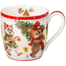 КРУЖКА LEFARD С НОВЫМ ГОДОМ! 250МЛ КРАСНАЯ