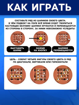 Настольная игра Четыре подряд, 2 игрока, 7+ - Лас играс kids фото 3