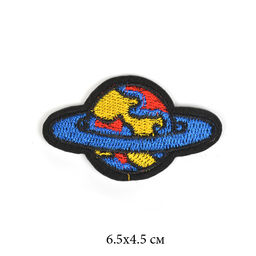 Термоаппликации арт.TBY-2109 Планета 6,5х4,5 см 10 шт