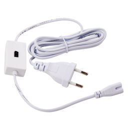 USN-Q850 150W/2P/2M WHITE Выключатель бесконтактный для подключения светильников ULI-Q150, ULI-Q950 к сети 220В. Провод 200 см, 2 контакта. Цвет белый. TM Volpe