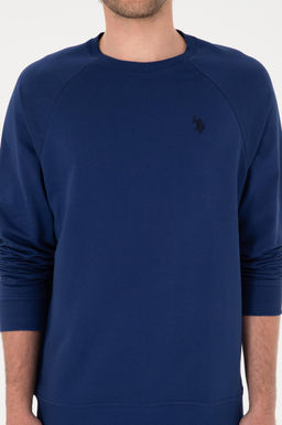 Erkek _ndigo Basic Sweatshirt Sepette S_rpriz _ndirim - U.s. polo assn фото 6