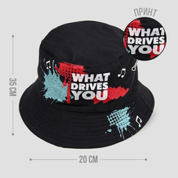 Панама детская What drives you, р-р. 52-54 см - Overhat фото 2