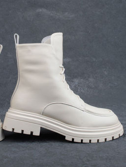 04-M3-886 BEIGE Ботинки зимние женские (натуральная кожа, натуральный мех)