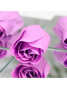 Мыльные розы, фиолетовые, набор 3 шт. - SB BEAUTY фото 6