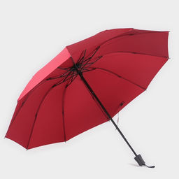 Зонт механический «Однотон», эпонж, 4 сложения, 10 спиц, R=53/61 см, d=106 см, МИКС