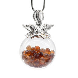 Кулон Шар с подвижными шариками из хризолита 20мм - Радуга камня фото 3