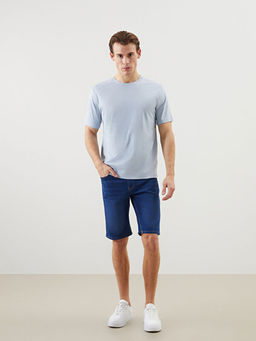 Bisiklet Yaka Penye Erkek Ti??rt