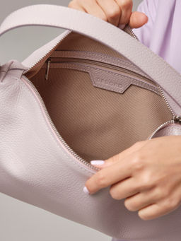 Сумка на плечо багет Deboro 30963 розовый дым