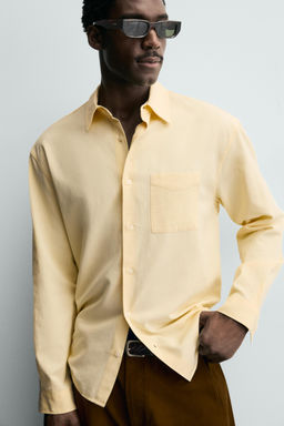 FLOWING SHIRT WITH POCKET - Zara фото 5
