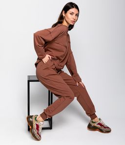 Спортивный костюм #БШ1745, шоколад