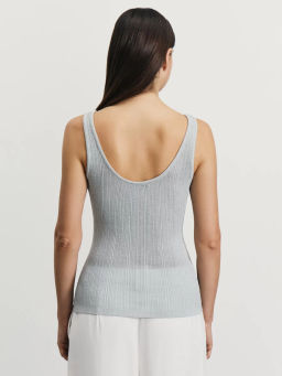 Майка из вискозы с люрексом / Zarina  фото 5