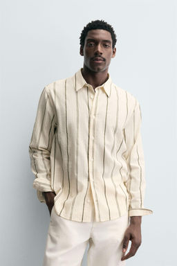 STRIPED JACQUARD SHIRT - Zara фото 2