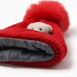 Шапка детская MINAKU, размер 48-50, красная