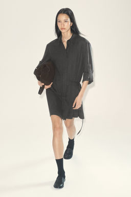 VESTIDO CAMISERO DE LANA CON TABLAS - H&m фото 8