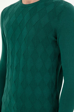 Мужской темно-зеленый свитер - U.s. polo assn фото 7