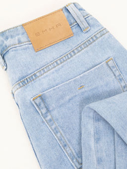 ЕМКА / Зауженные джинсы из плотного хлопка - Emka фото 5